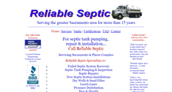 Desktop Screenshot of 4reliableseptic.com